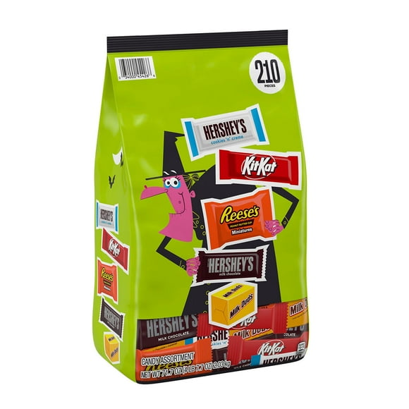 HERSHEY'S Halloween Assorted Flavored Candy, 210 pcs.
